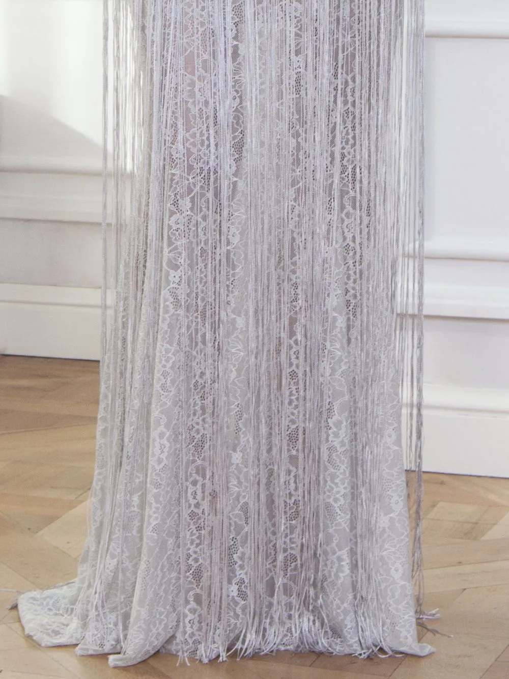 Beaded Lace Gown