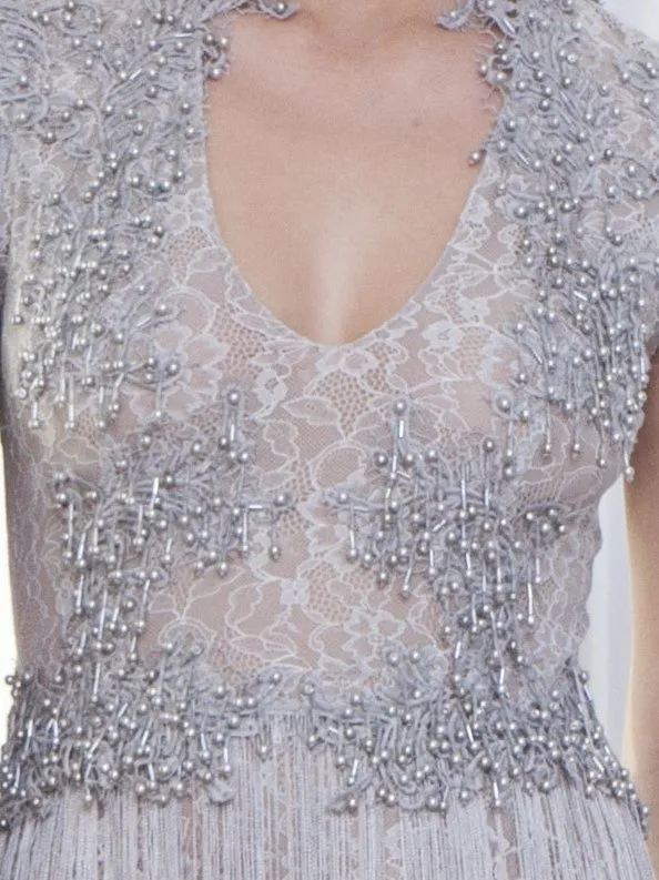 Beaded Lace Gown