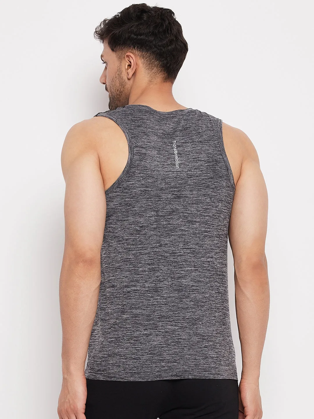 C9 Airwear Seamless Men's Sando/Vests with Round Neck - Navy