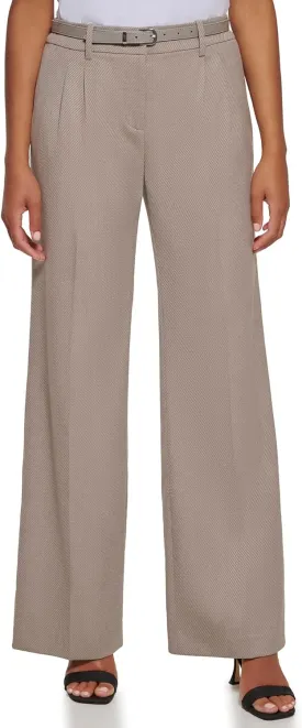 Calvin Klein Women's Zipper Fly Stretch Wear to Work Suits Pant