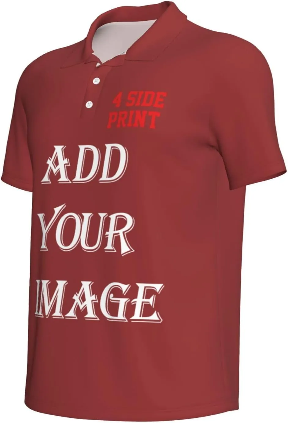 Custom Shirts for Men Customized Polo Shirts with Logo Text Photo Design Your own Valentine's Day Gift