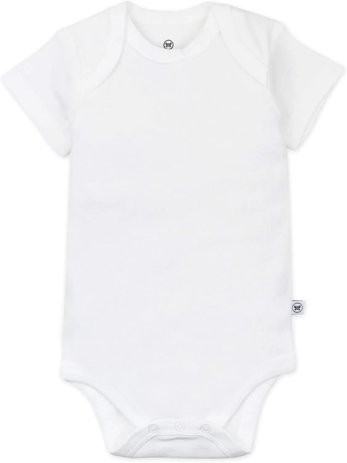 HonestBaby 5-pack Short Sleeve Bodysuits One-piece 100% Organic Cotton for Infant Baby Boys