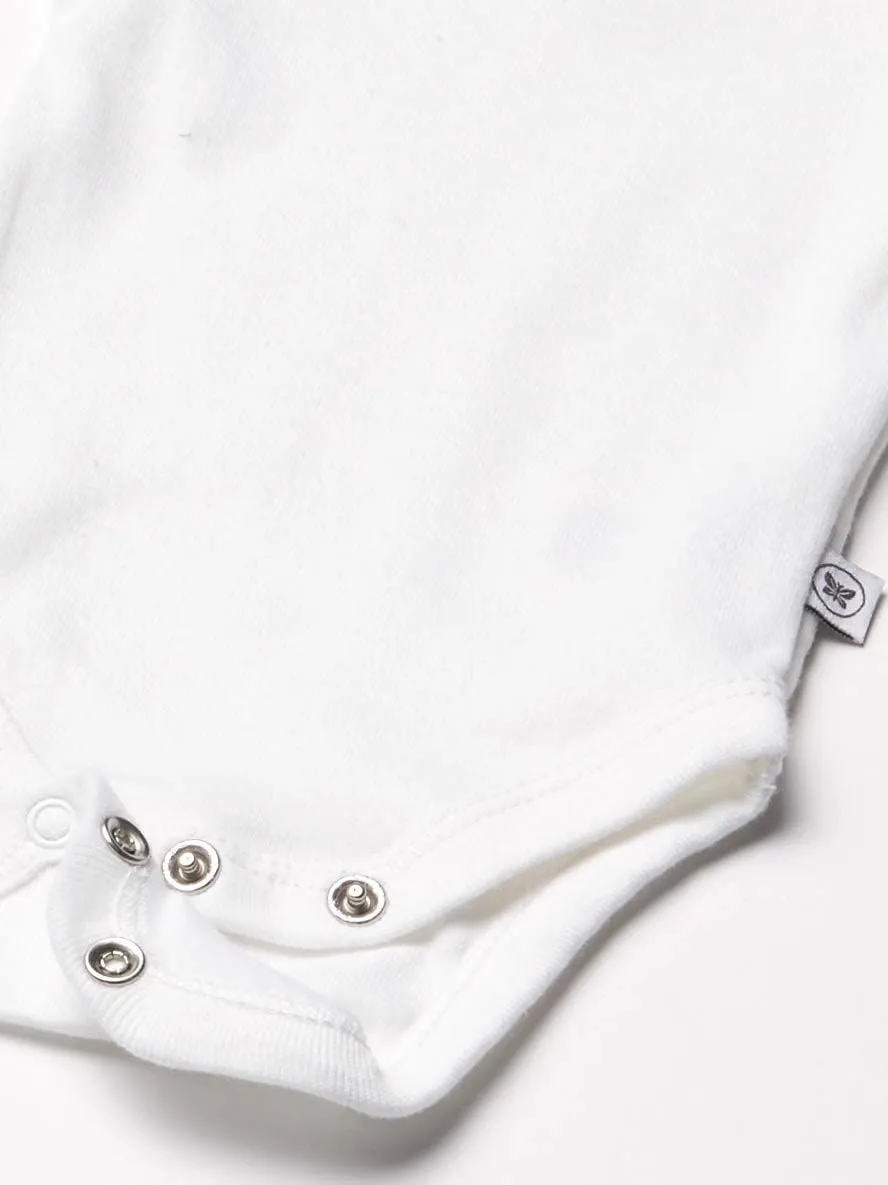 HonestBaby 5-pack Short Sleeve Bodysuits One-piece 100% Organic Cotton for Infant Baby Boys