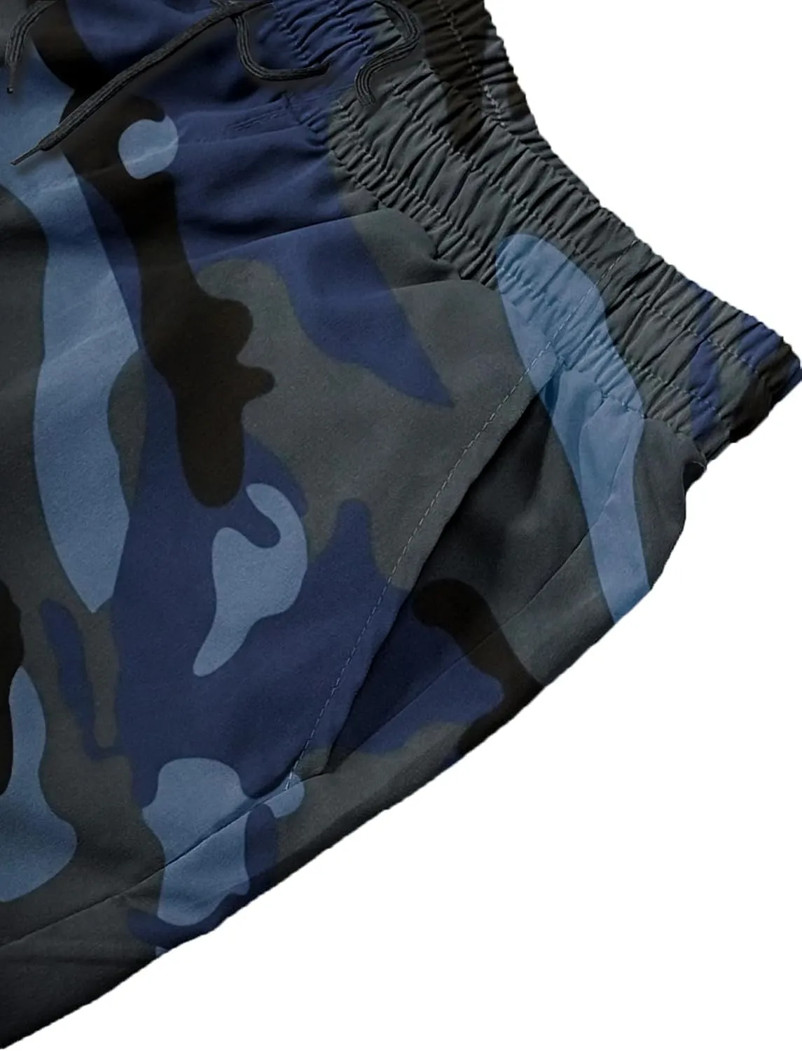 Men's Camo Jogger Pants Military Army Combat Cargo Pants Leg-Bound Tapered Casual Camouflage Tactical Pants