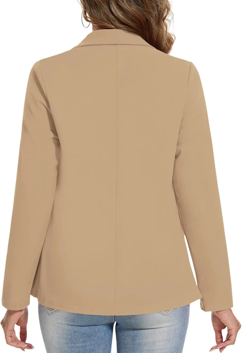 MINTLIMIT Blazers for Women Long Sleeve Button Front Blazer Lapel Business Casual Work Office Suit Jackets with Pockets