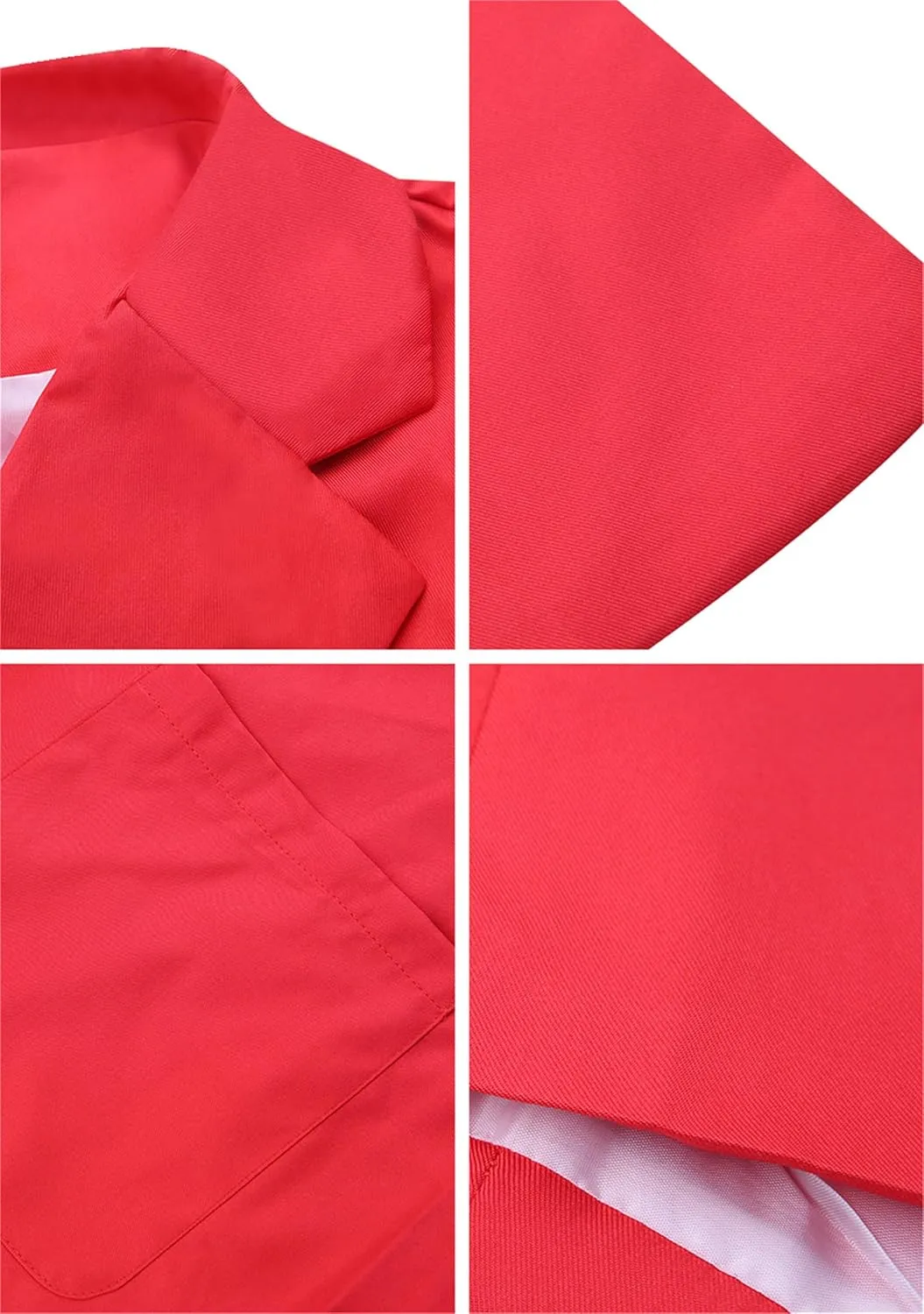 Women's Casual Lapel Jackets Long Sleeve Blazers with Pockets Basic Open Front Suits